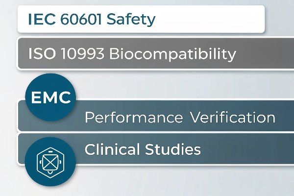 Medical compliance checklist including IEC 60601 and ISO 10993 (ID#2)