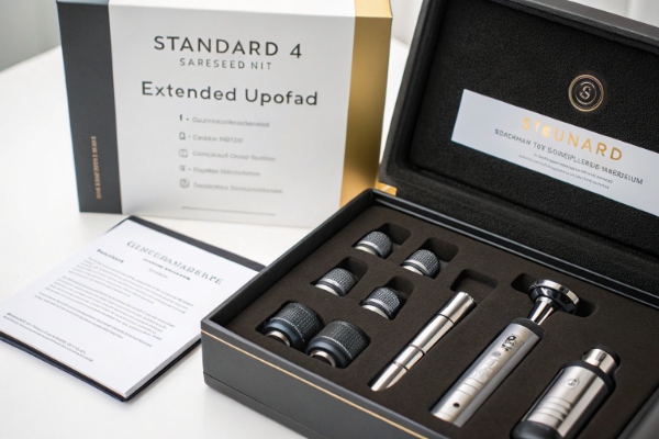 Premium-Stoßwellen-Kit mit vier professionellen Applikatorköpfen (ID#3)