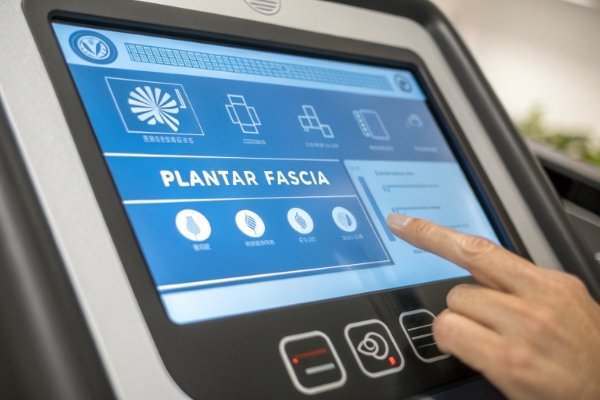 لقطة مقربة للشاشة تعرض اختيار إعداد اللفافة الأخمصية المسبق (ID#4)