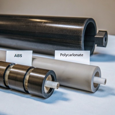 ABS- und Polycarbonatschläuche nebeneinander (ID#3)