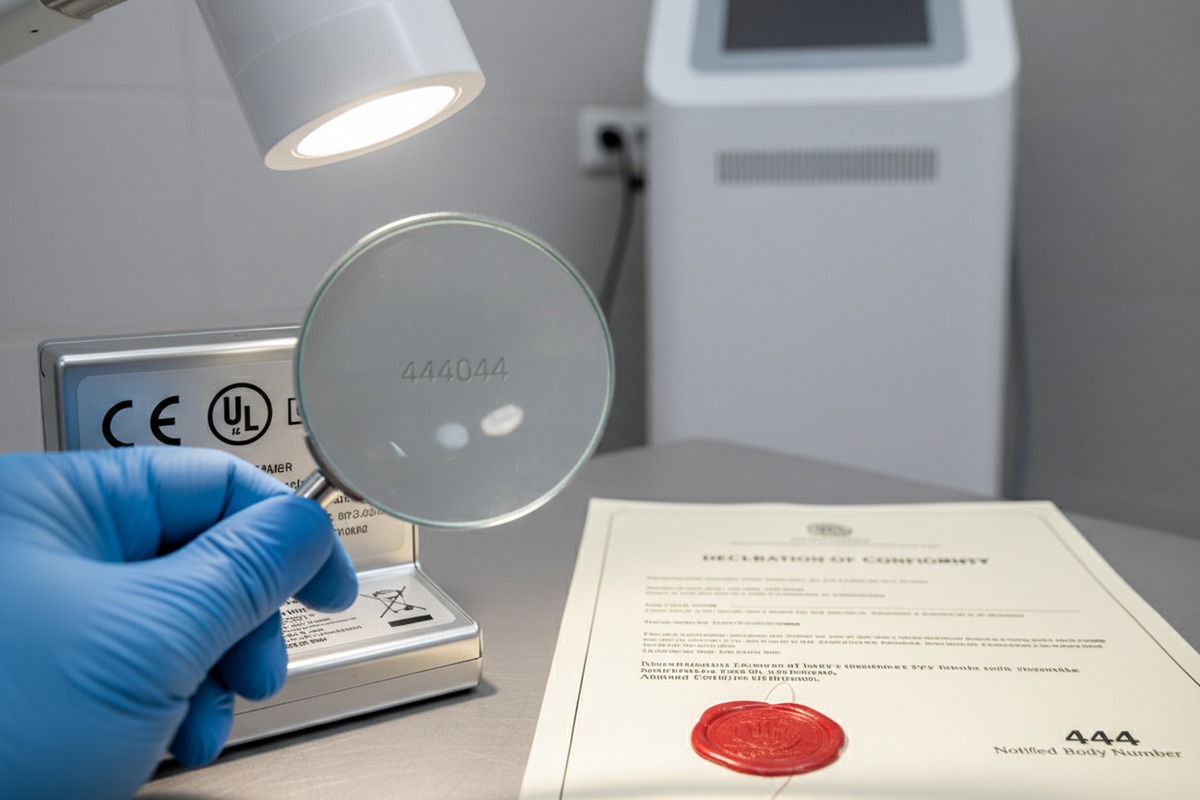 Verifying UL CE Authenticity Verifying UL and CE certificate authenticity for shockwave therapy machine power adapters (ID#2)