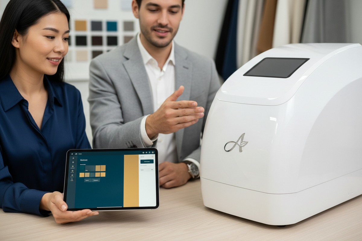 خيارات التخصيص بالعلامة التجارية الخاصة بما في ذلك الشعارات المخصصة ومطابقة ألوان العلامة التجارية لأجهزة الموجات الصدمية (ID#3)
