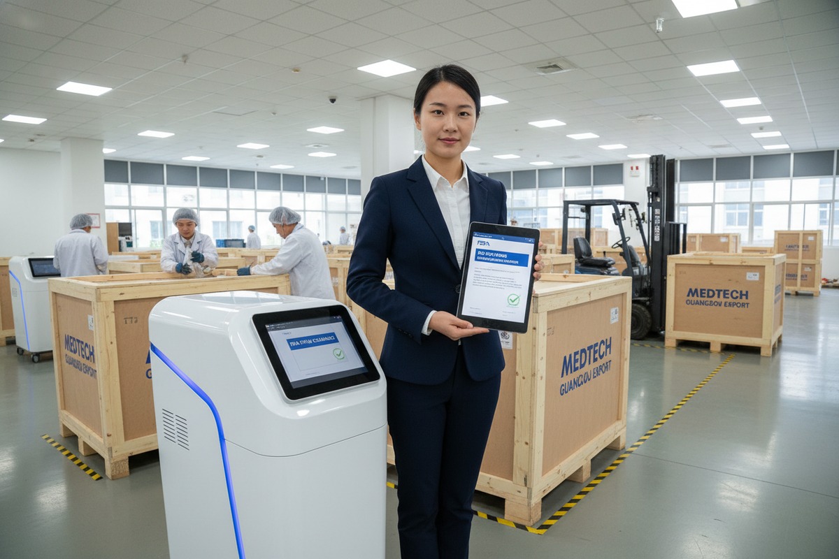 Fast US customs clearance process for shockwave therapy machines imported from China (ID#1)