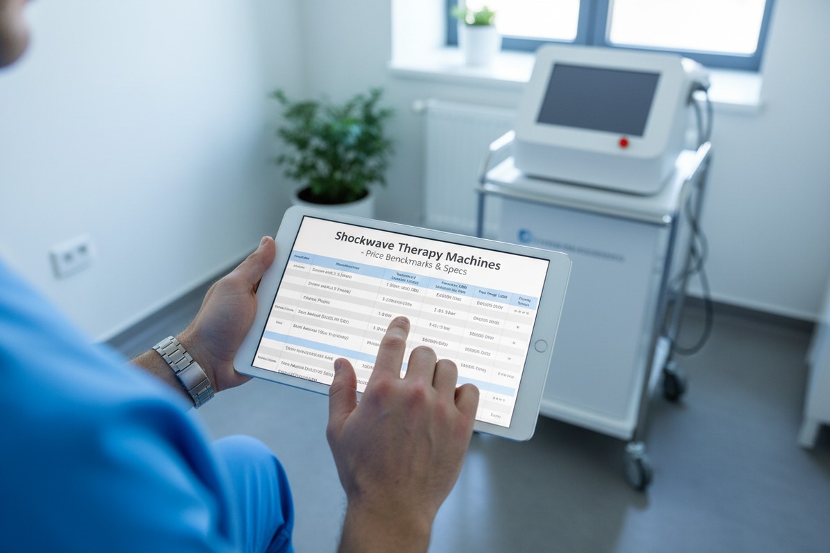 Researching US retail price benchmarks for shockwave therapy machines through online medical marketplaces (ID#2)