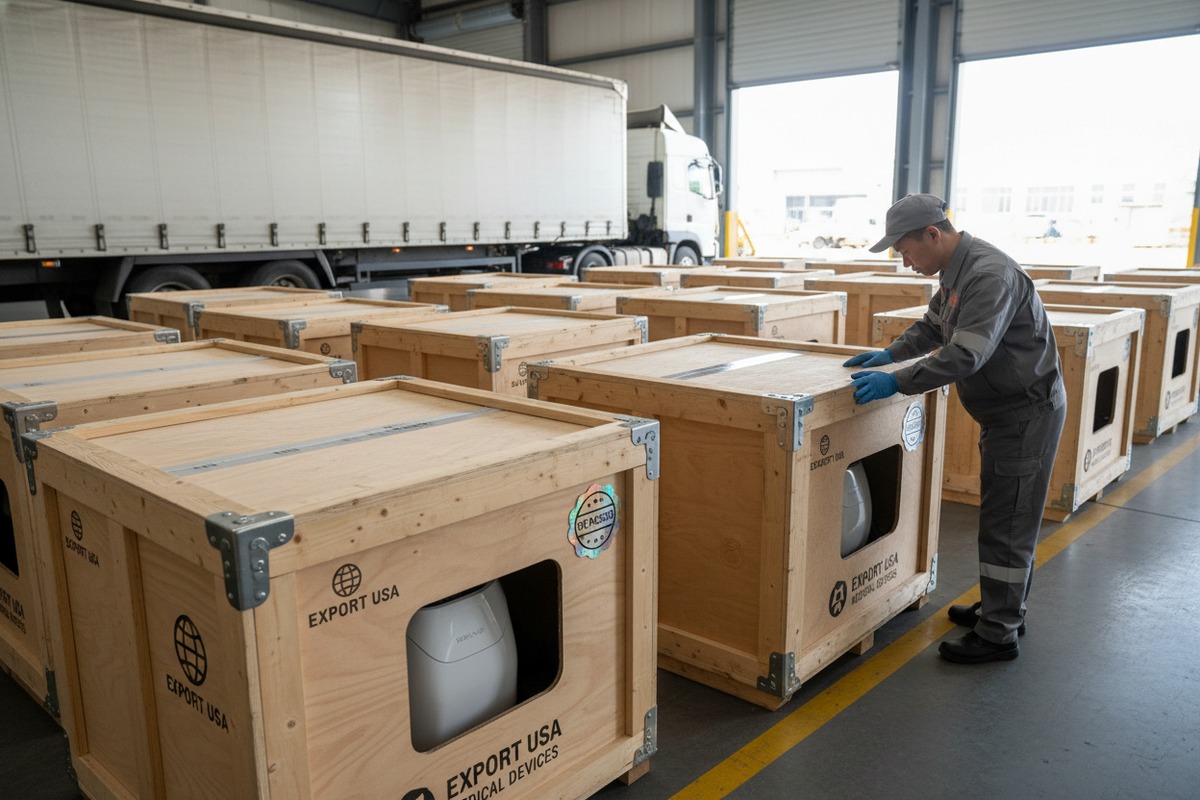 Pre-shipment inspection methods including functional testing and documentation review for equipment consistency (ID#5)
