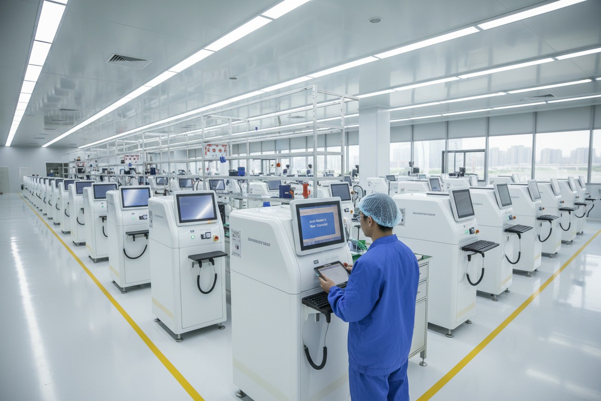 Factory Quality Control Evaluation Evaluating factory quality control and software testing stations for shockwave machine reliability (ID#5)