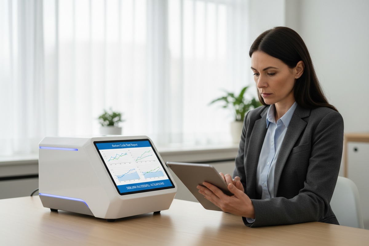 Verifying Button Durability Data Verifying button lifespan and durability data through cycle ratings and aging test results (ID#3)