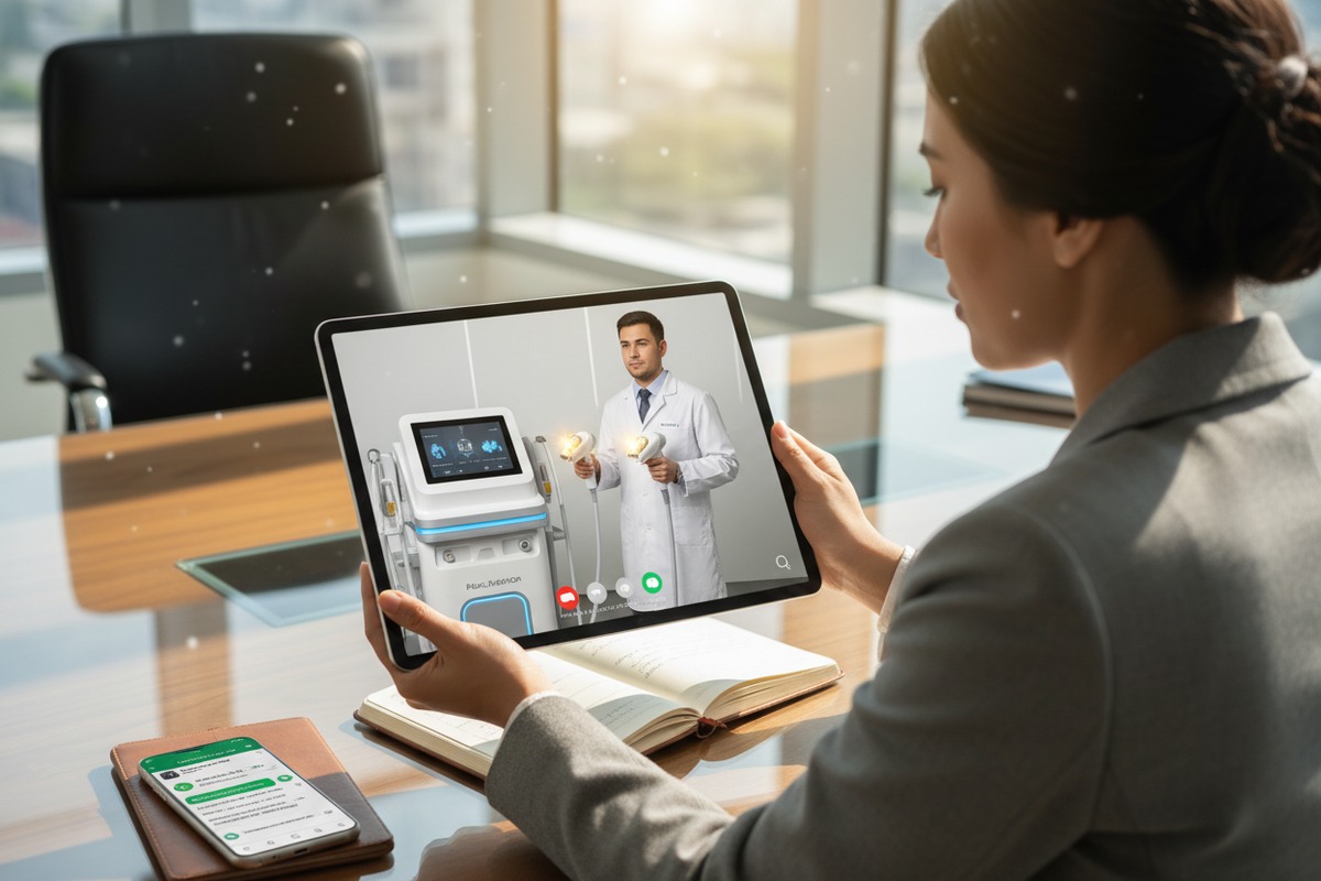 Bewertung des ROI durch Berechnung des verdoppelten Patientendurchsatzes mit Dual-Channel-Stoßwellentherapiegeräten (ID#5)