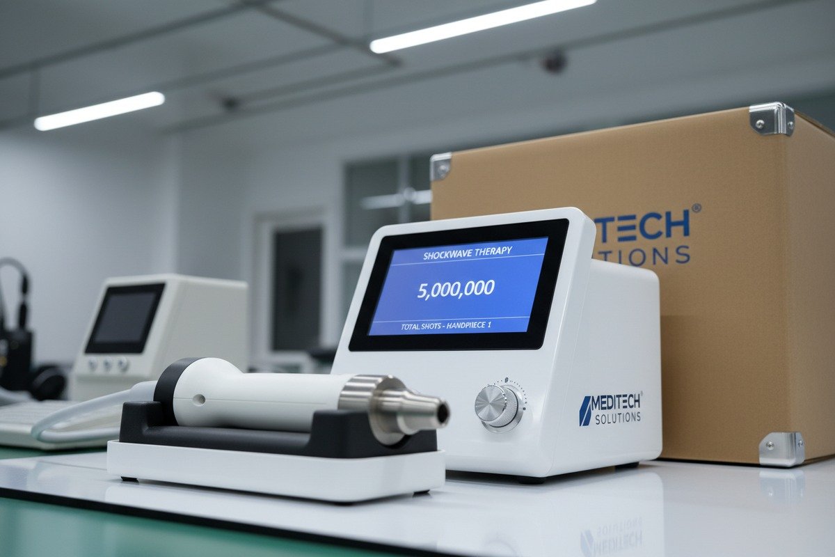 Verifying internal component quality during pre-shipment inspection of shockwave machines in China (ID#5)