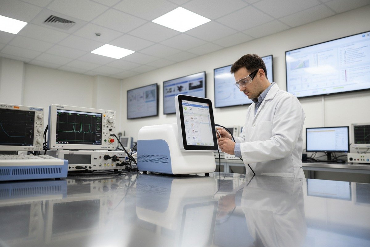 Shockwave therapy machine compliance with FDA and IEC 60601 electrical safety standards (ID#2)