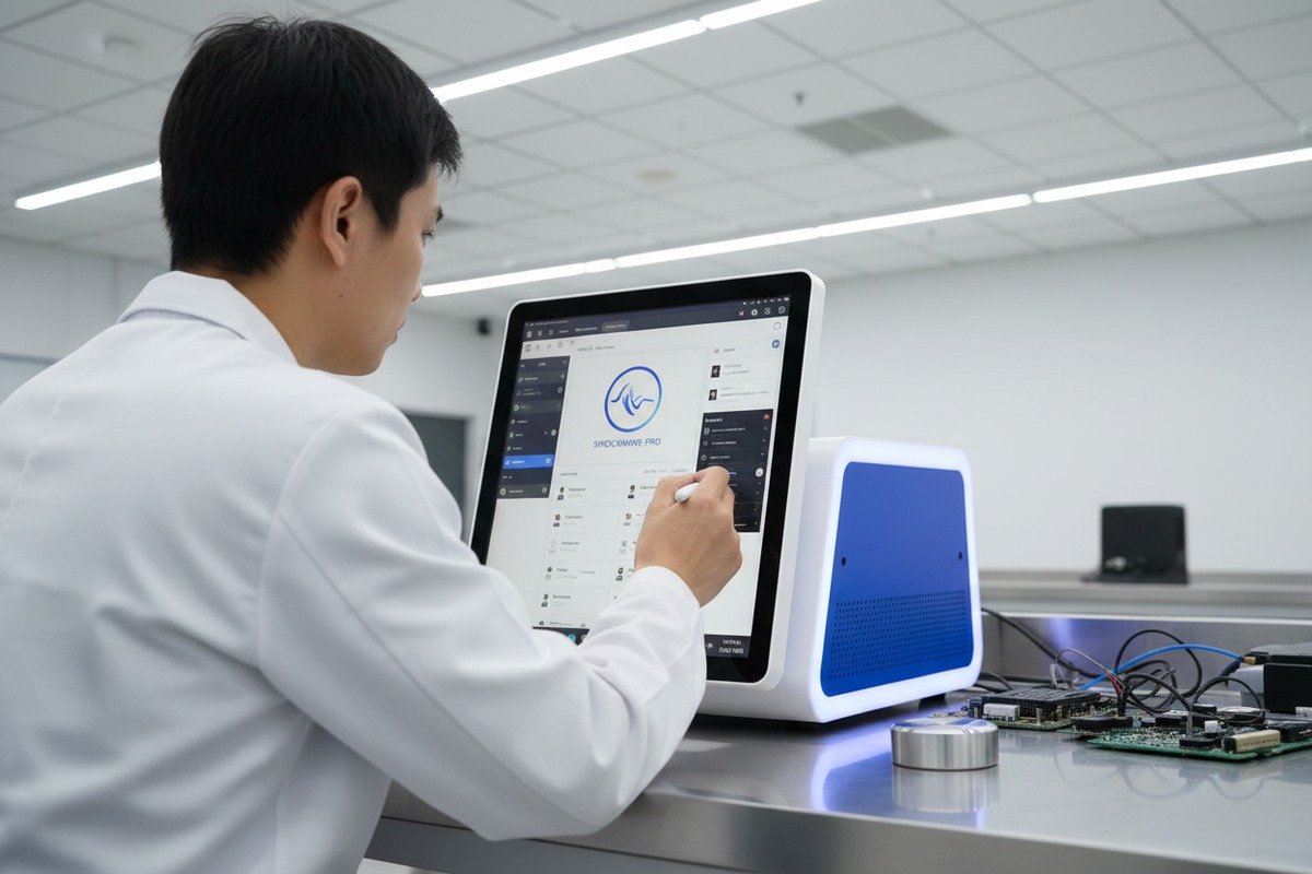 Manufacturer measures to protect private-label shockwave therapy machine designs and custom molds (ID#4)