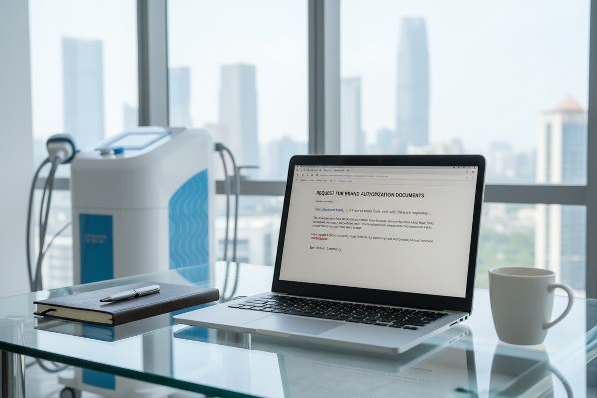 Requesting official FDA clearance and CE certificates from shockwave therapy machine suppliers (ID#2)