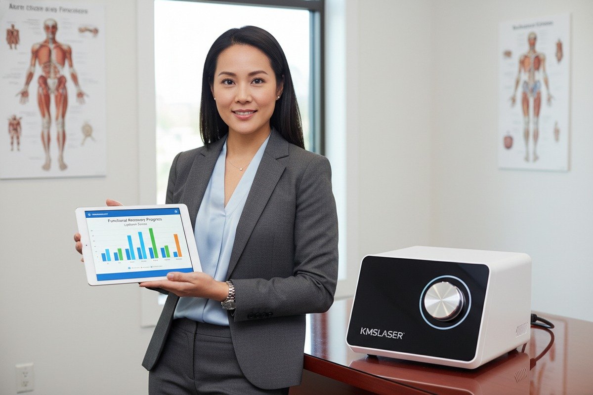 Functional improvement and tissue healing assessments for post-surgery shockwave therapy patients (ID#2)