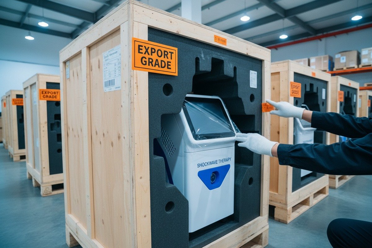 Checking machine quotes for export crating and protective packaging line items (ID#2)