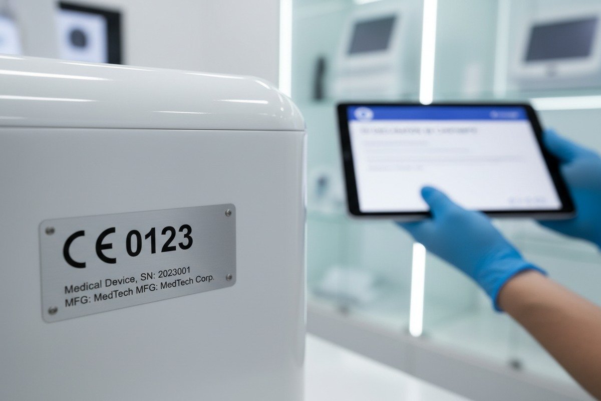 Confirming shockwave therapy machine supplier compliance with latest EU MDR standards and CE certification (ID#2)