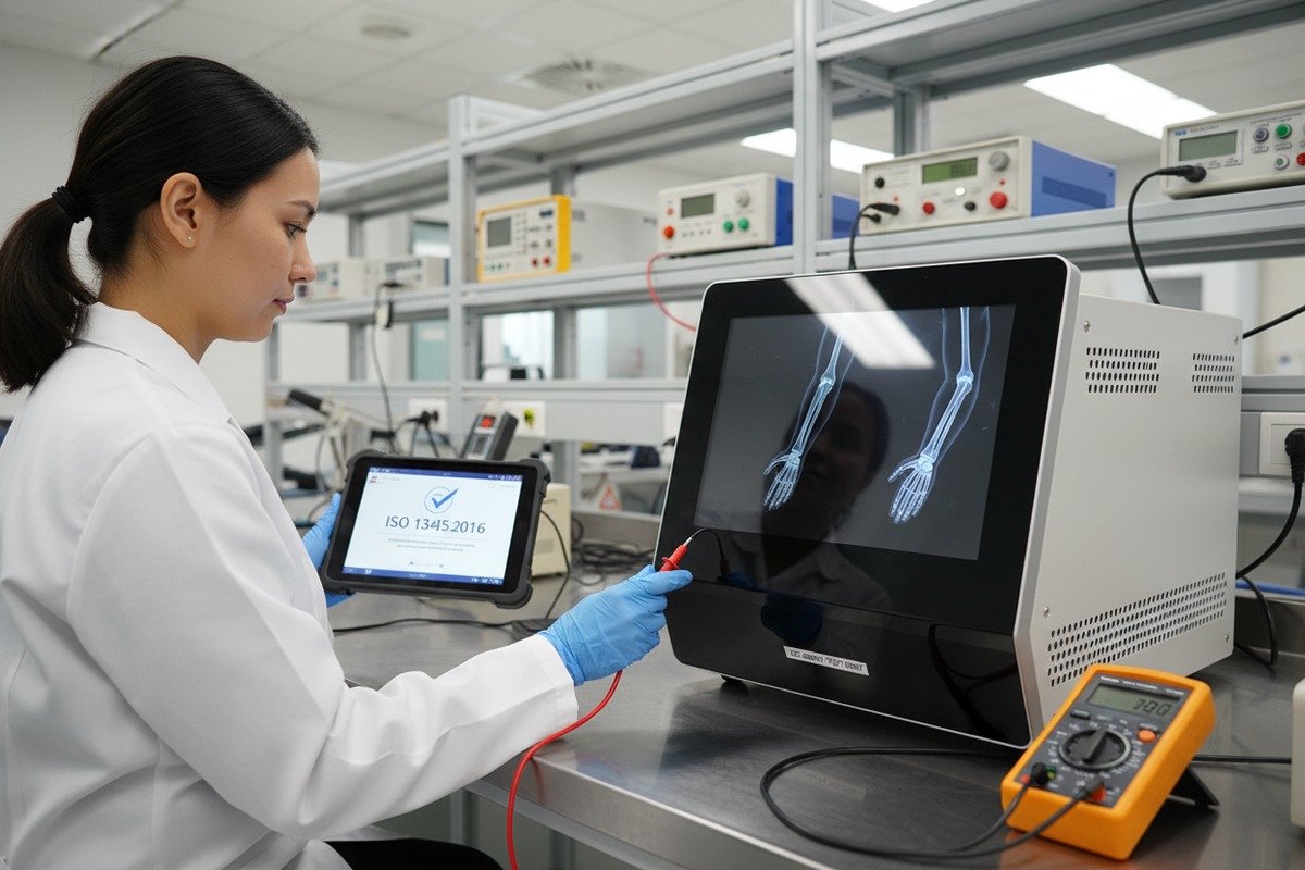 Essential certifications for legal beauty equipment including CE, ISO 13485, and IEC safety reports (ID#3)