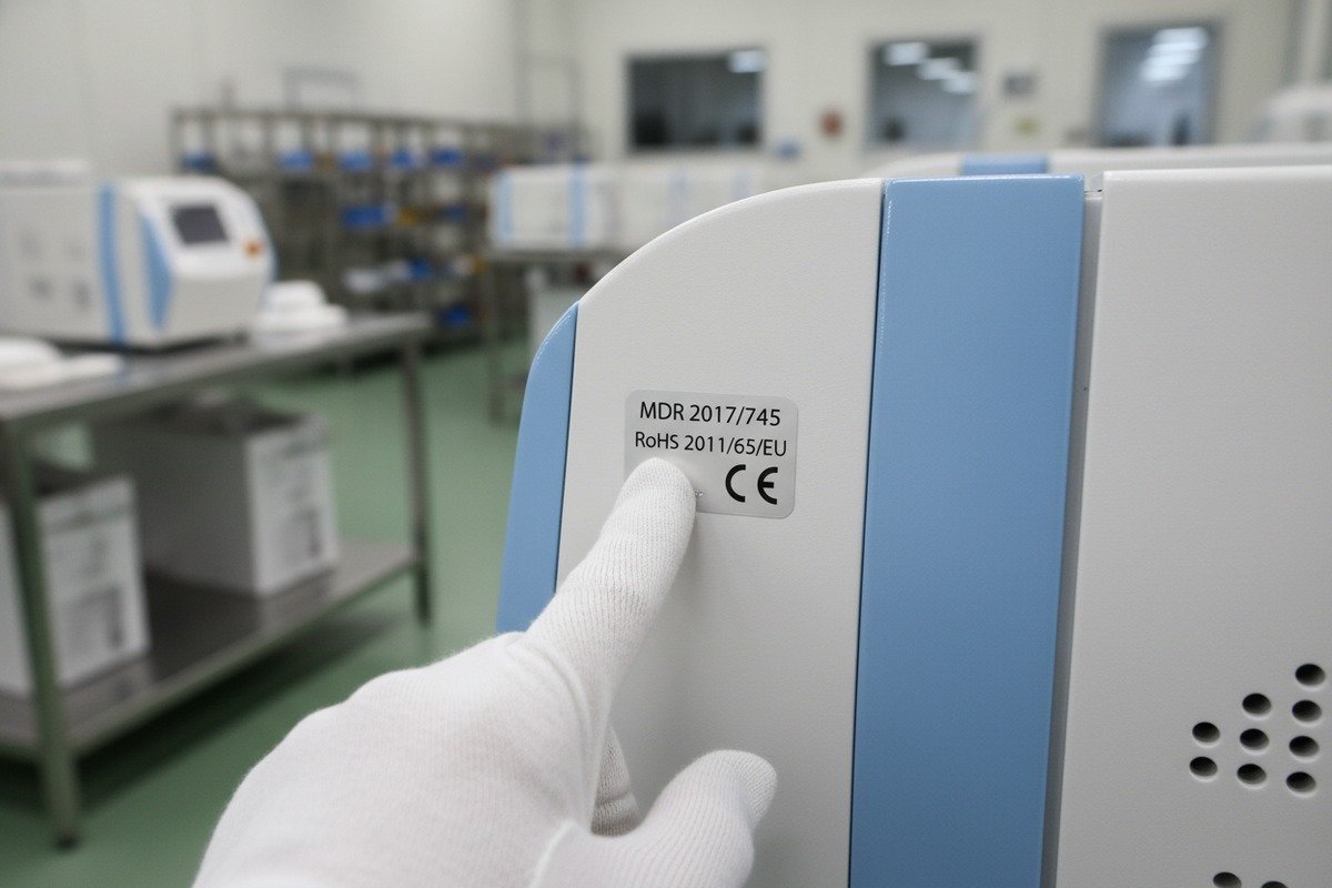 Private label branding and legal manufacturer requirements for shockwave machine CE certification (ID#4)