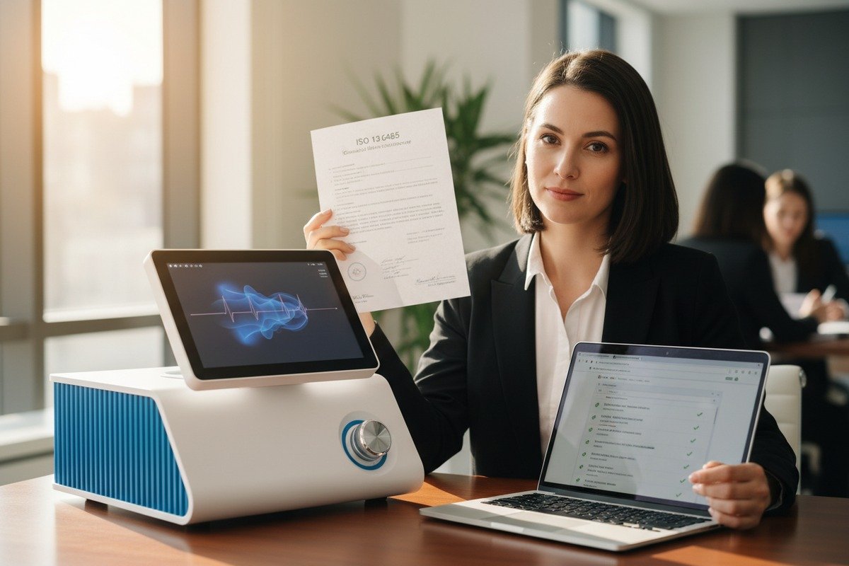 How to Verify Supplier ISO 13485 Certificate Authenticity for Shockwave Therapy Machines?