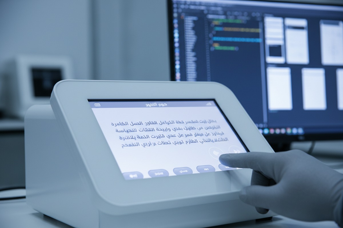 Verifying supplier engineering capabilities for custom UI language integration in pressotherapy equipment (ID#2)
