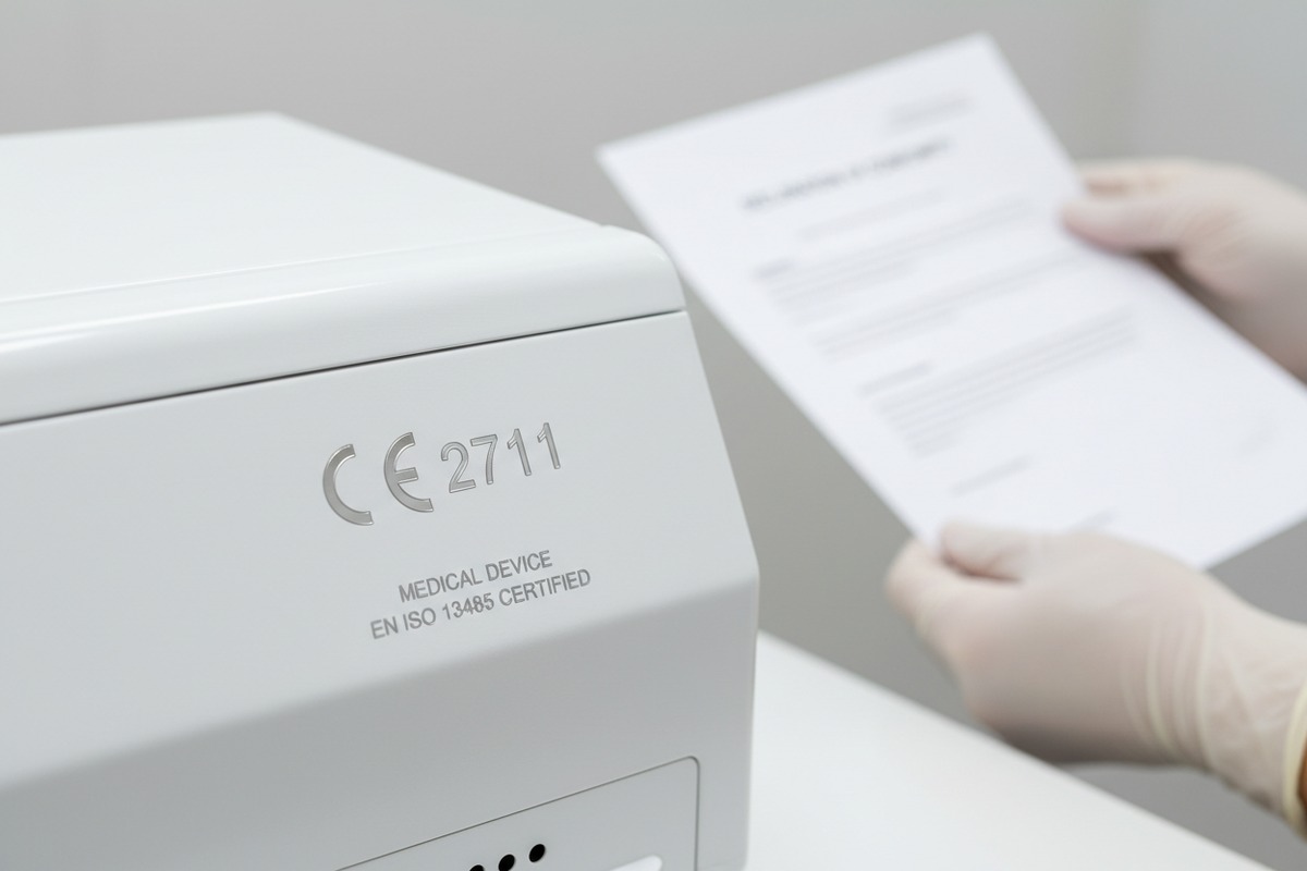 Verificación de Certificaciones Europeas de Seguridad Verificación de las certificaciones europeas de seguridad y CE para máquinas de presoterapia a través de documentación oficial (ID#2)