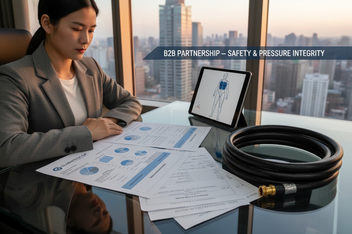 OEM-Luftschlauchstandards Kundenspezifische OEM-Luftschlauchproduktion nach ISO 9001-Standards mit dokumentierten Qualitätsinspektionsprotokollen (ID#4)