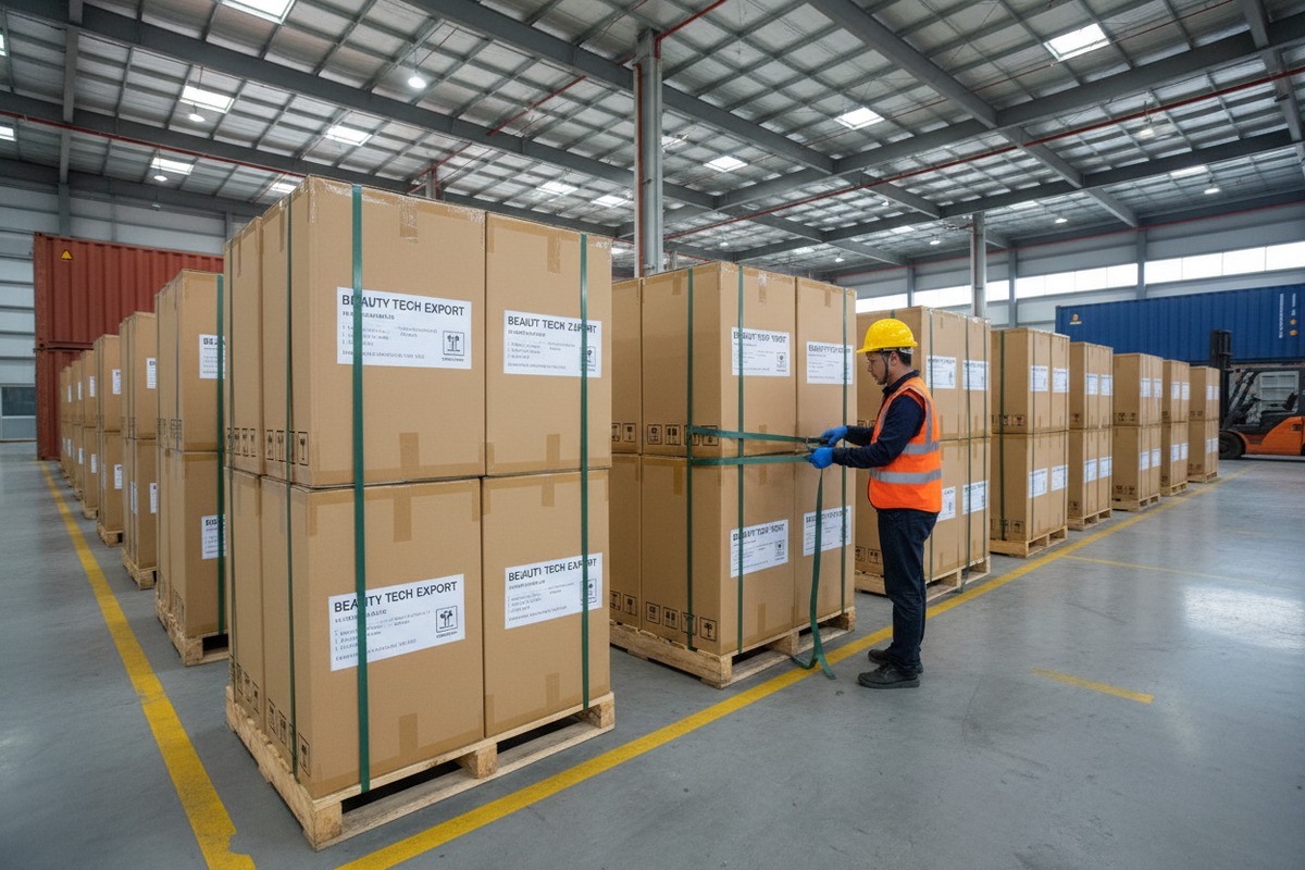 Internal padding and moisture protection using custom foam and silica gel for high-end equipment (ID#3)