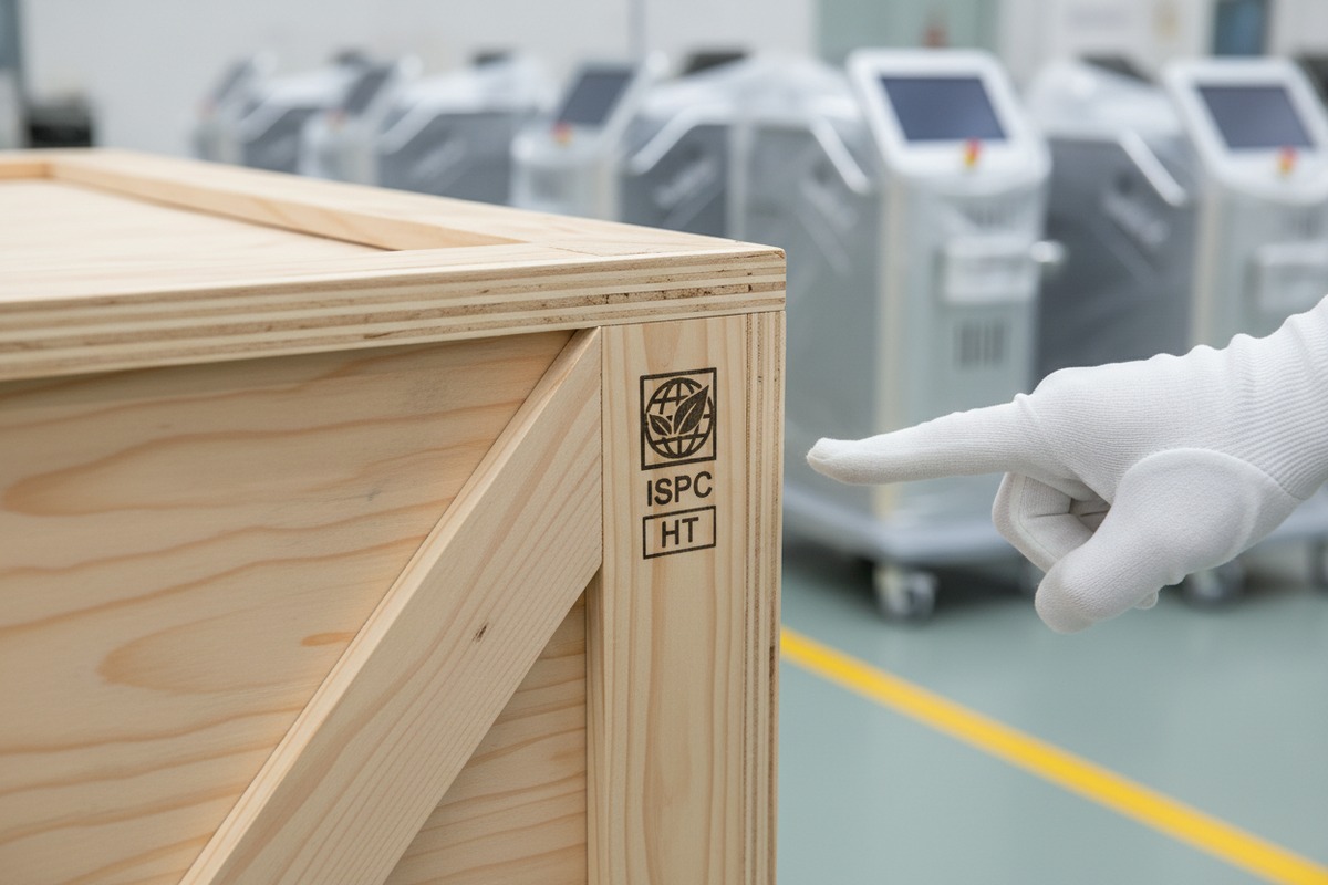 Customized outer crates with brand logos using durable silk-screening or laser engraving methods (ID#4)