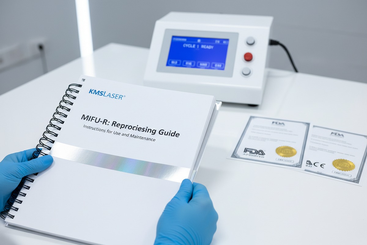 Verifying pressotherapy airbag disinfection documentation including MIFU-R and regulatory compliance certificates (ID#2)