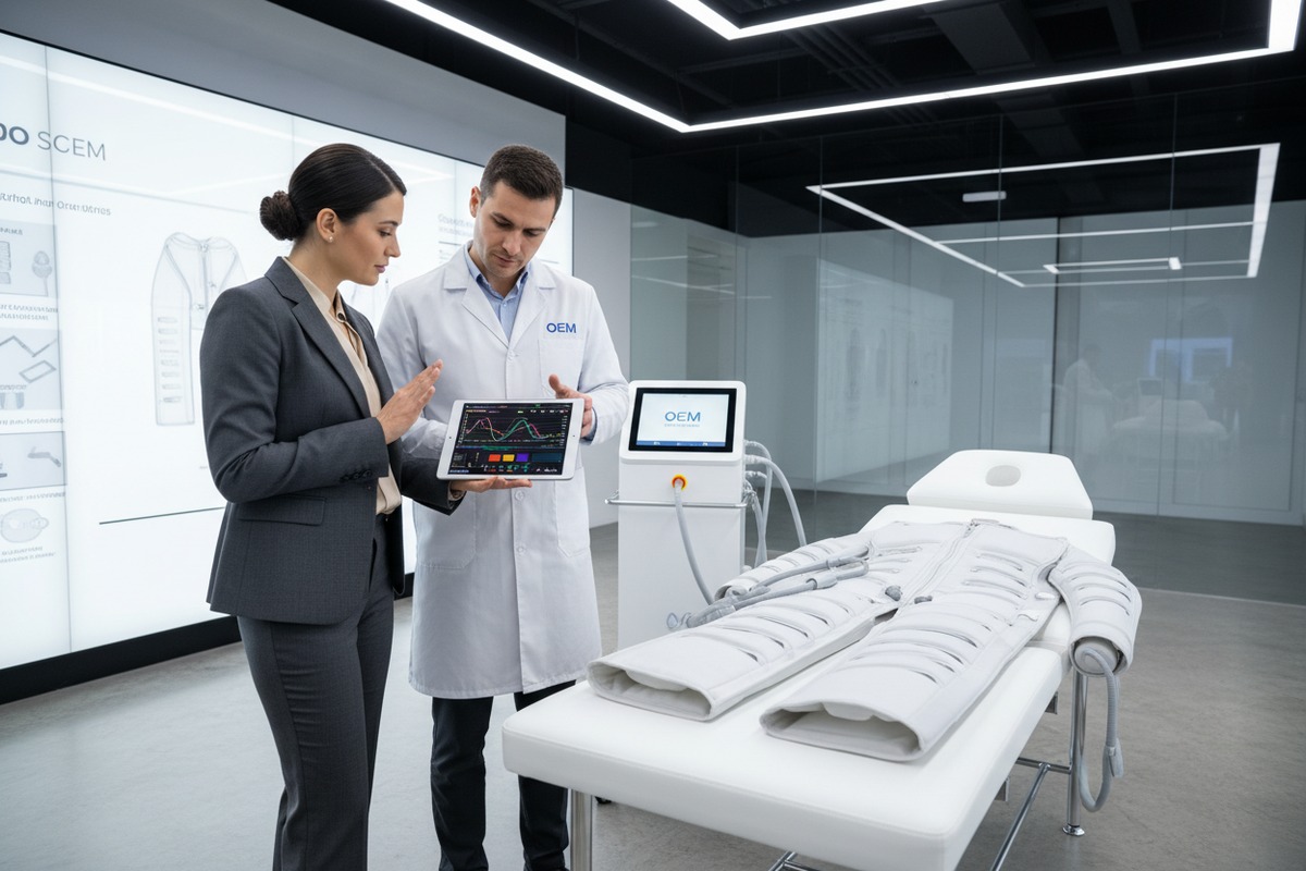 Custom Pressotherapy Treatment Sequences Requesting custom treatment sequences for private-label pressotherapy machines from manufacturing partners (ID#2)