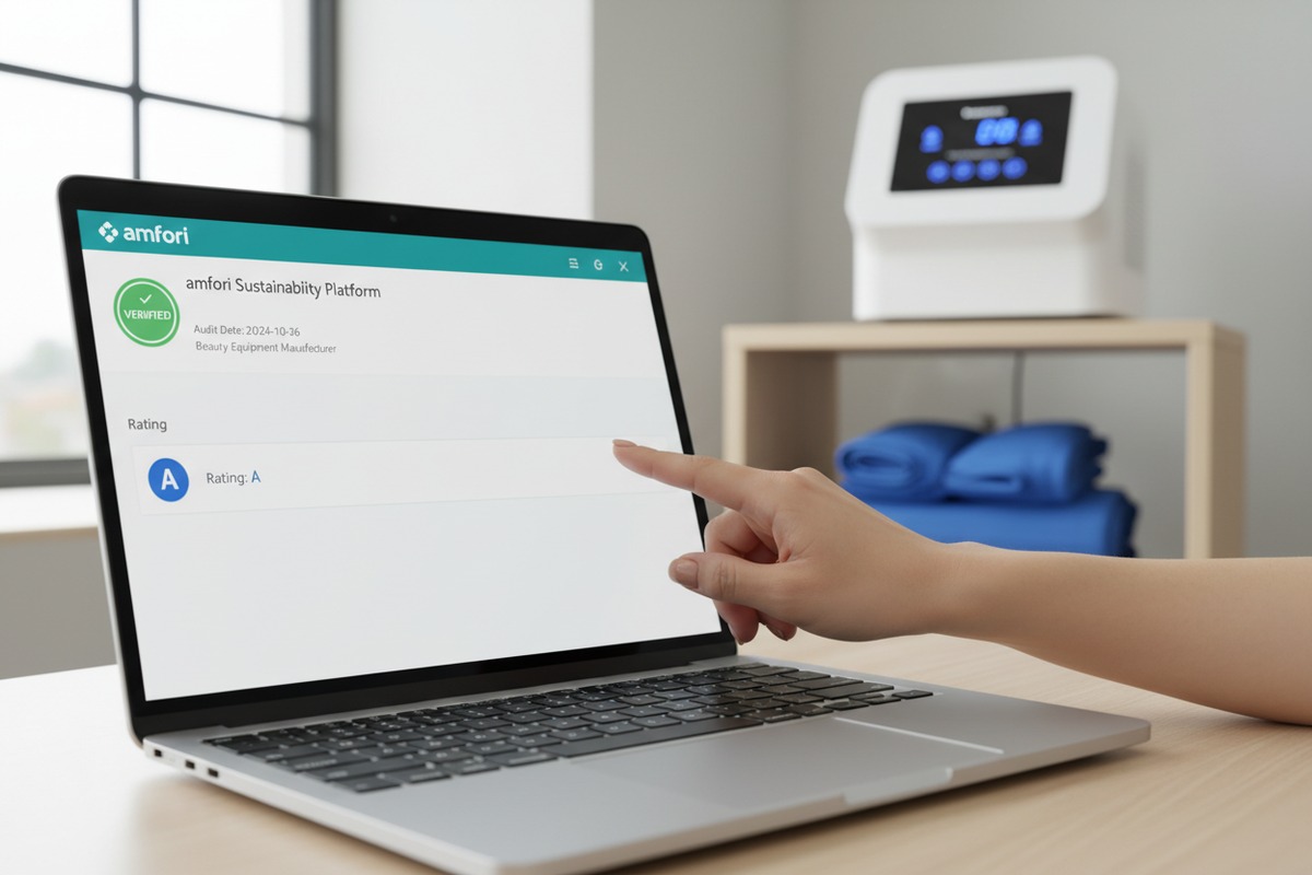 Authenticating supplier BSCI audit reports through the amfori Sustainability Platform for pressotherapy machines (ID#2)