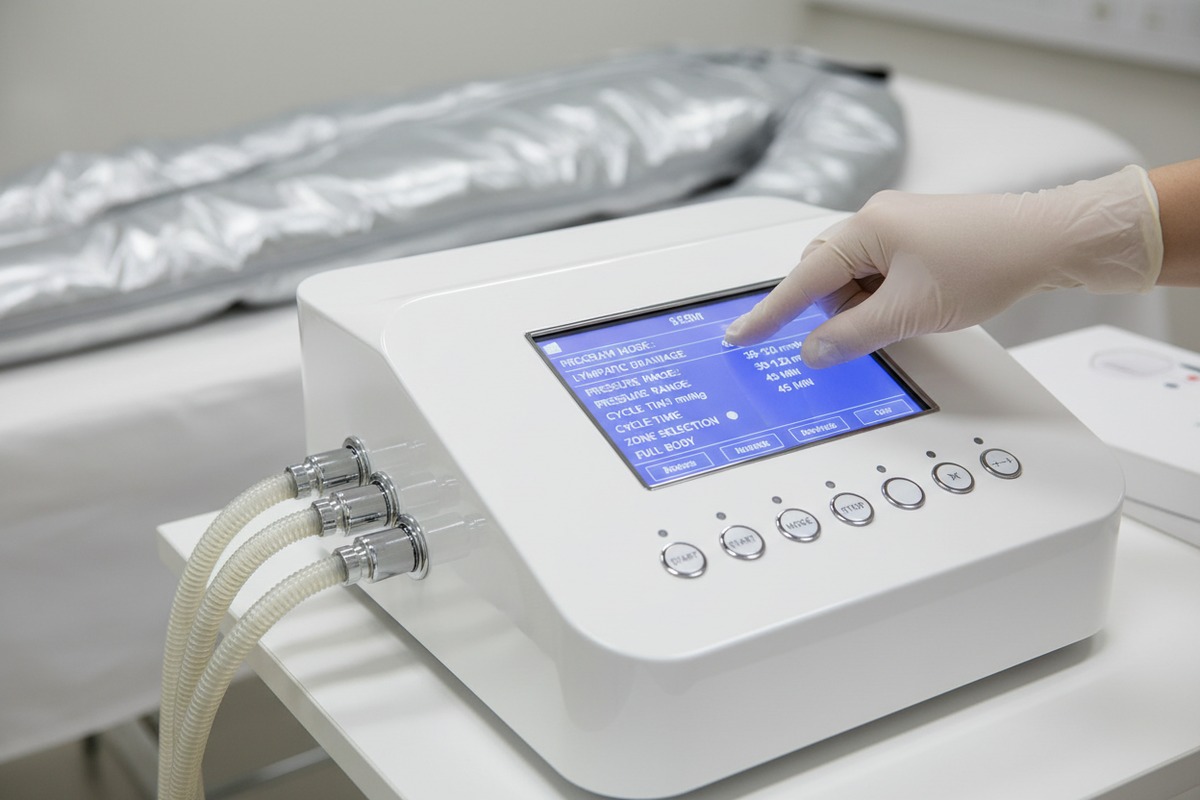 Priorisierung technischer Spezifikationen für Pressotherapiegeräte, die in Ausbildungsprogrammen für Studenten verwendet werden (ID#3)