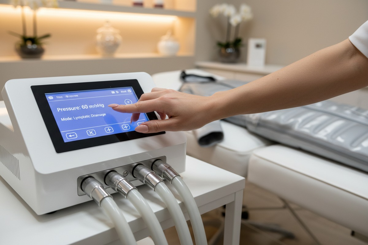 الشركة المصنعة تعرض ميزات الضغط مثل إعدادات الضغط المتغيرة والتحكم الرقمي لصالونات التجميل الأمريكية (ID#2)