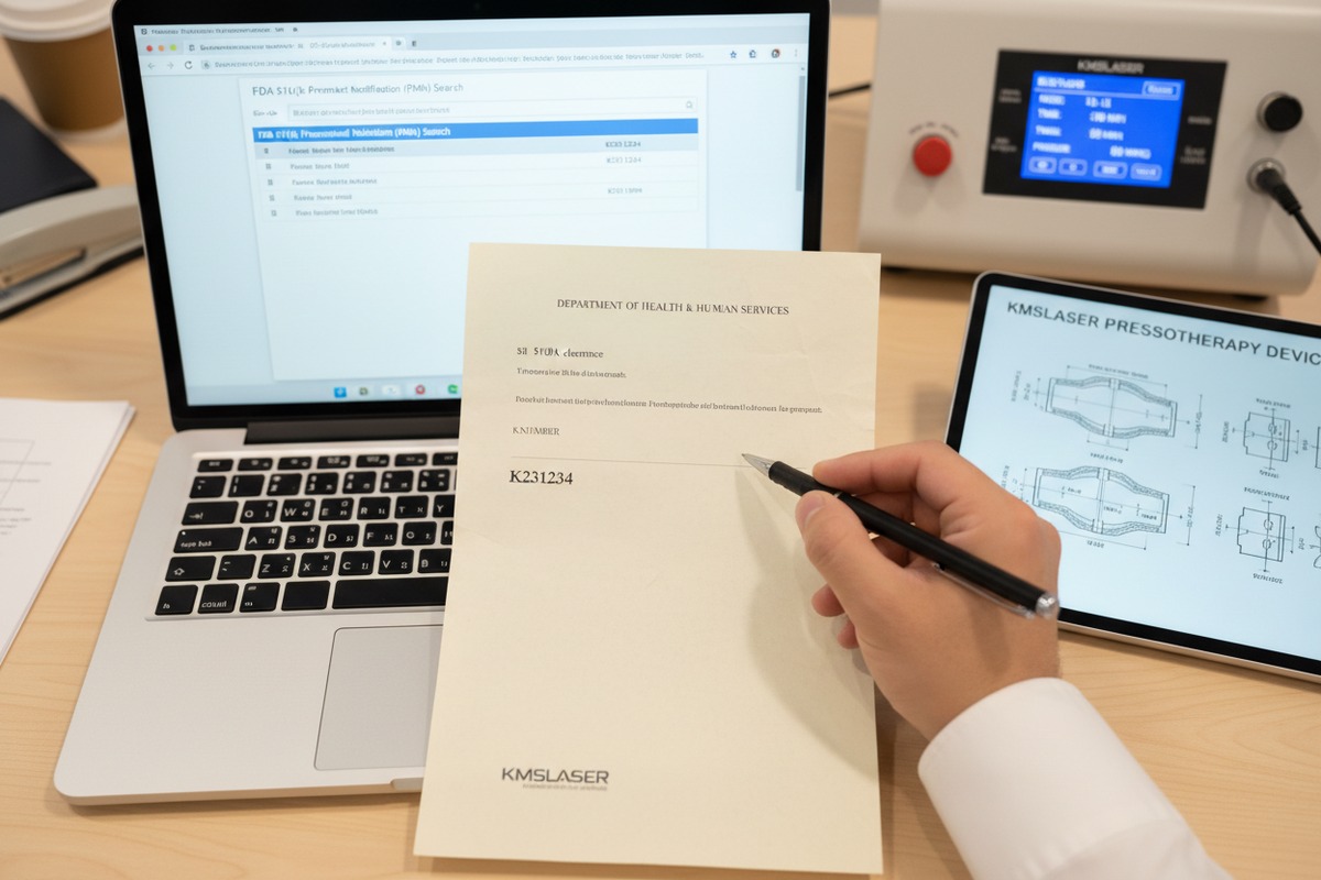 Supplier technical files and FDA 510(k) clearance letter verification for medical devices (ID#2)