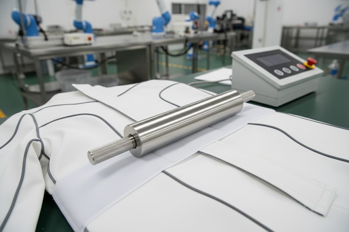 Professionelle Prüfnormen, einschließlich ISO 22776 und ASTM D5170, für die Haltbarkeit von Klettverschlüssen in medizinischer Qualität (ID#5)
