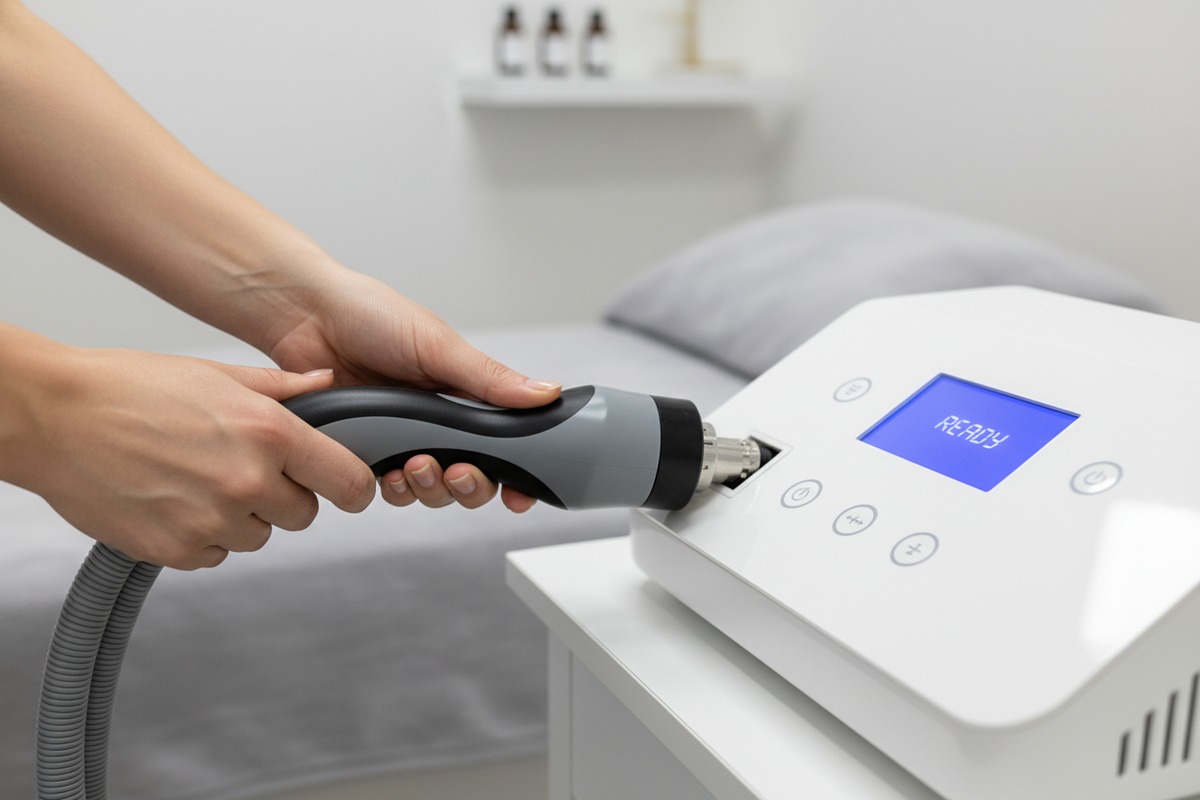 Ausgleich von klinischer Wirksamkeit mit kürzeren Pressotherapie-Behandlungszyklen zur Steigerung des stündlichen Klinikumsatzes (ID#4)