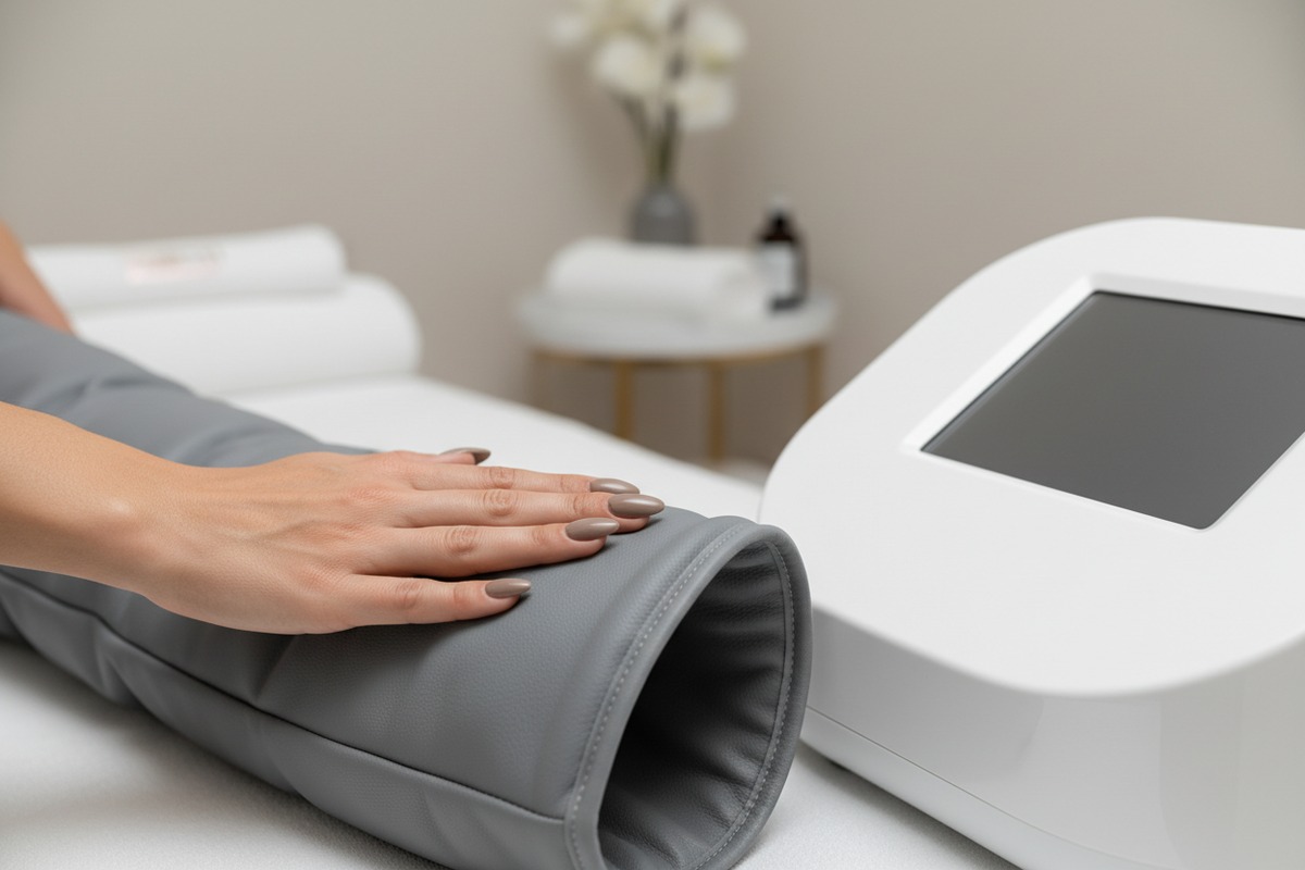 Équipement de compression professionnel fabriqué avec du PU de qualité médicale et un boîtier métallique haute densité (ID#3)