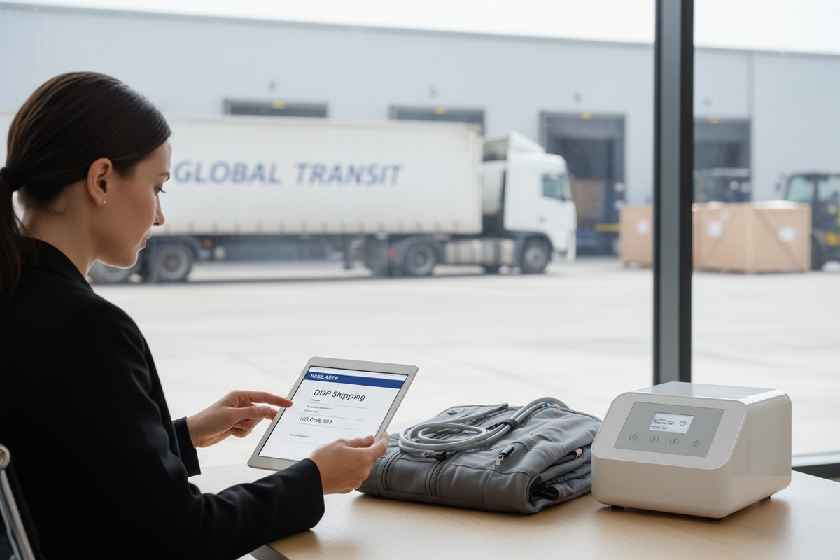 Ensuring reliable door-to-door delivery for pressotherapy machines without shipping delays (ID#2)
