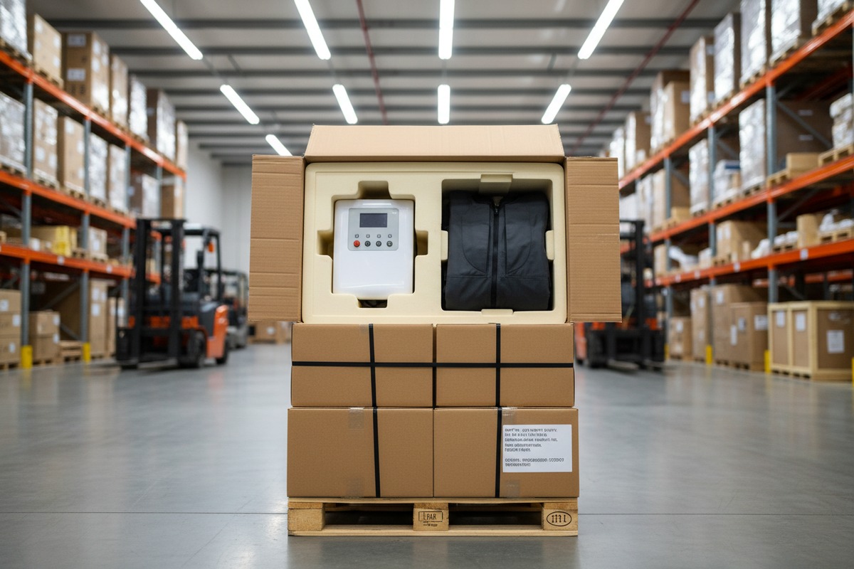 Vorteile des überlappenden Airbag-Layouts Überlappendes Airbag-Design verhindert Flüssigkeitsrückfluss für kontinuierliche Druckwellen-Lymphbehandlungen (ID#3)