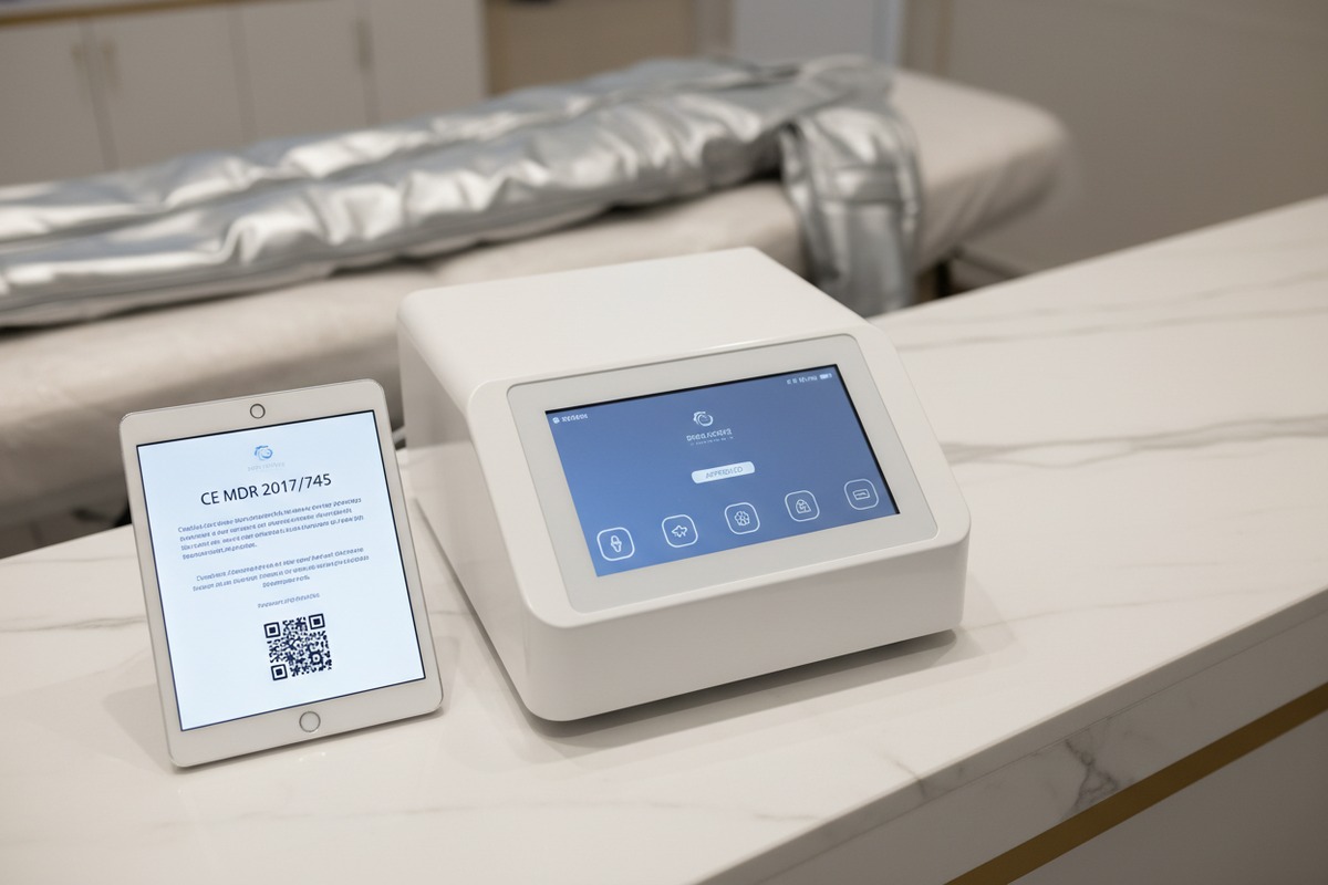 Vérification des certifications de machines de pressothérapie via les bases de données de la FDA et le recoupement des numéros de documents CE MDR (ID#2)