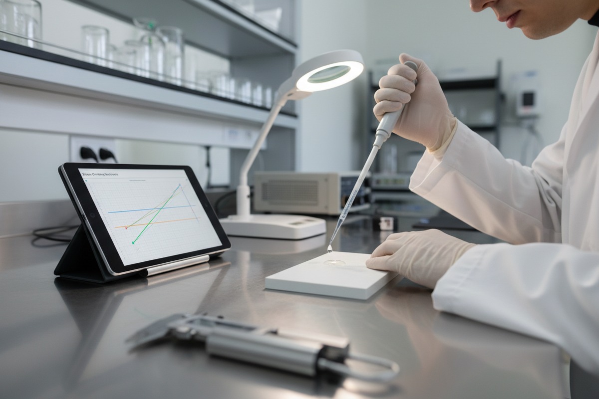 Matériaux de boîtier résistants aux désinfectants Vérification de la résistance des matériaux du boîtier de la machine de pressothérapie aux désinfectants de qualité médicale (ID#2)